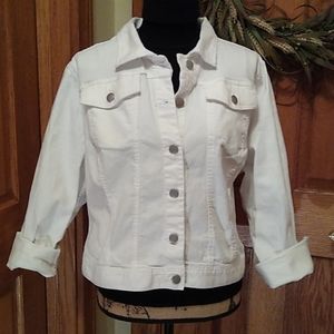 White Jean Jacket